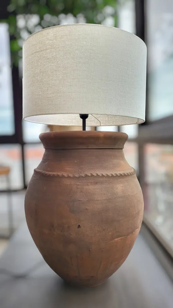 Floor lamps - Terracotta Rustic Floor Lamp N°54 - ARTISAN BY MF