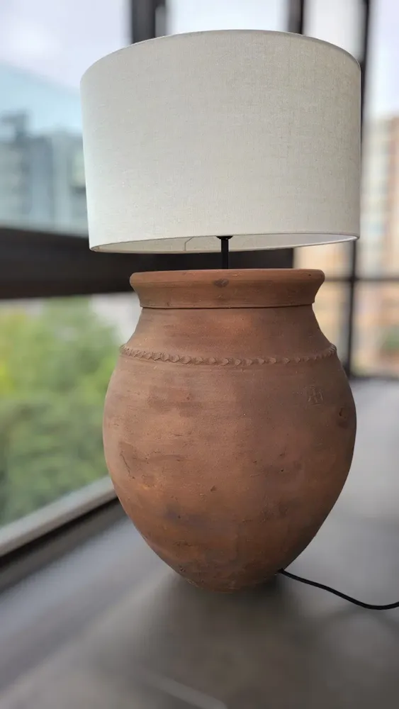 Floor lamps - Terracotta Rustic Floor Lamp N°54 - ARTISAN BY MF