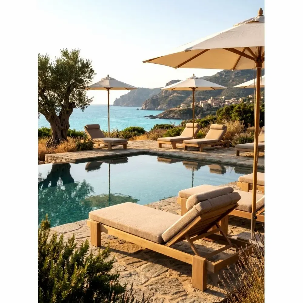 Deck chairs - Transat Flora - EMPREINTE DU TEMPS