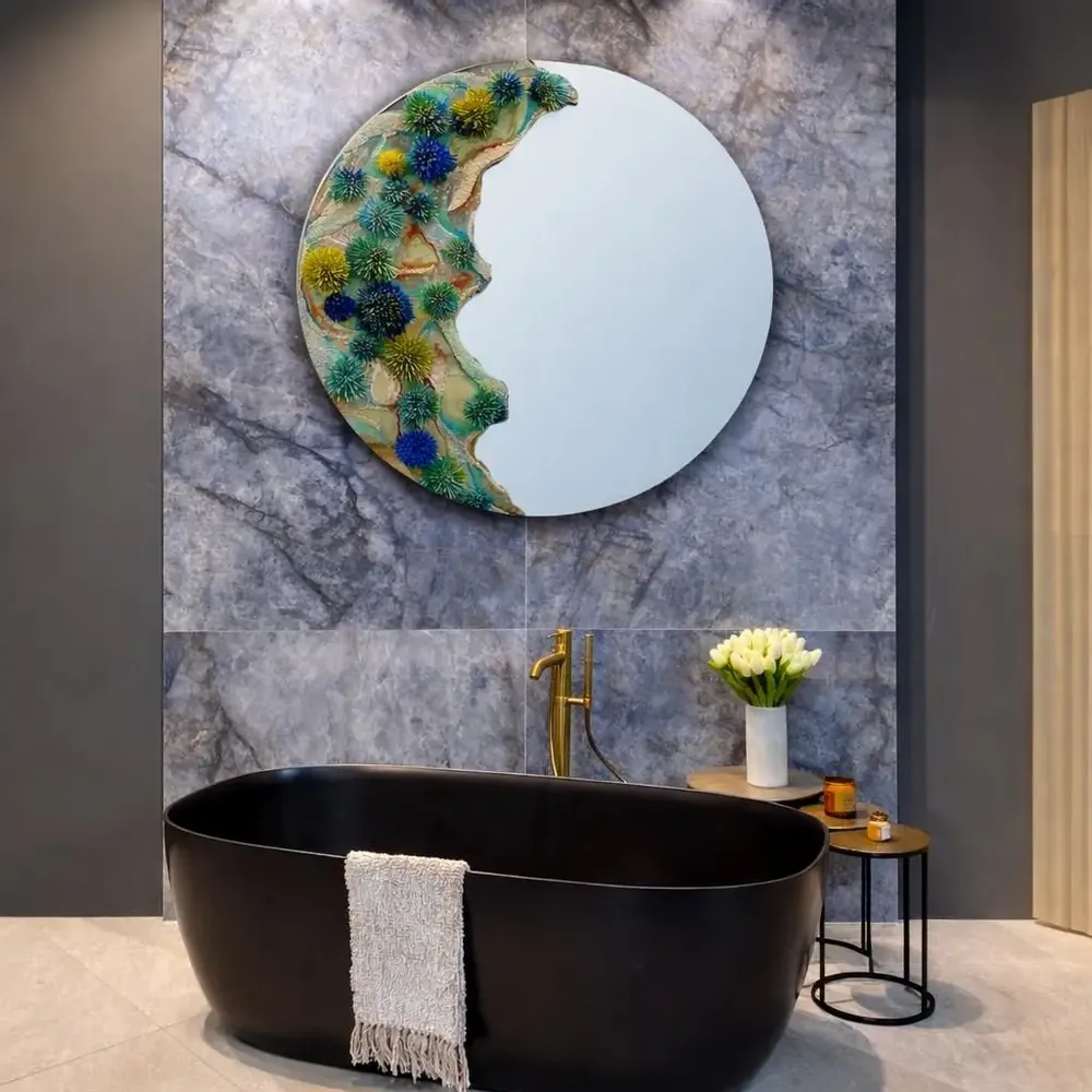 Miroirs - MIROIR - ÉCLATS D'ABYSSE - 130 CM - MIRO’ART™- ORSIGNÉ™ BY AMANDINE MANGENOT