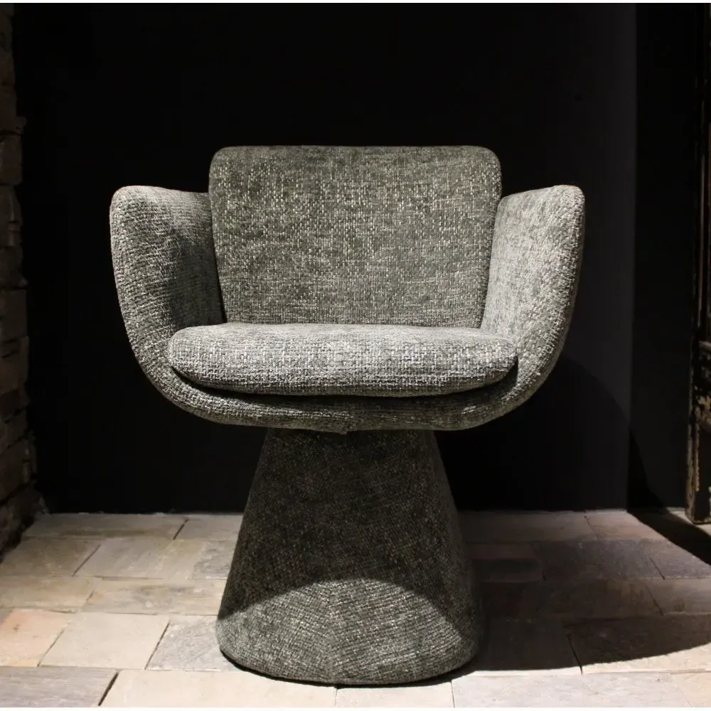 Fauteuils - Fauteuil Pivotant Lexi Kaki - EMPREINTE DU TEMPS