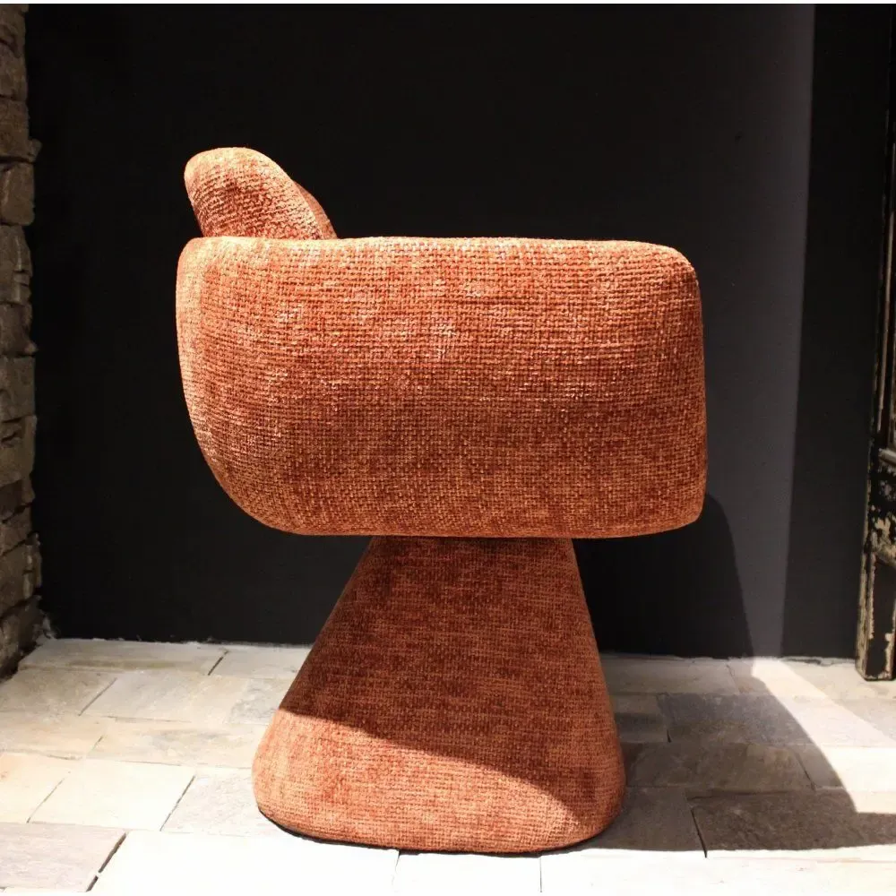 Armchairs - Fauteuil Pivotant Lexi Terre Cuite - EMPREINTE DU TEMPS