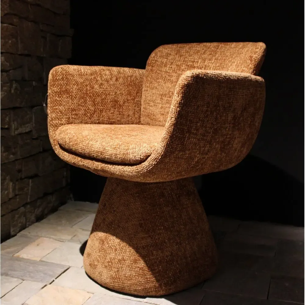 Armchairs - Fauteuil Pivotant Lexi Ambre - EMPREINTE DU TEMPS