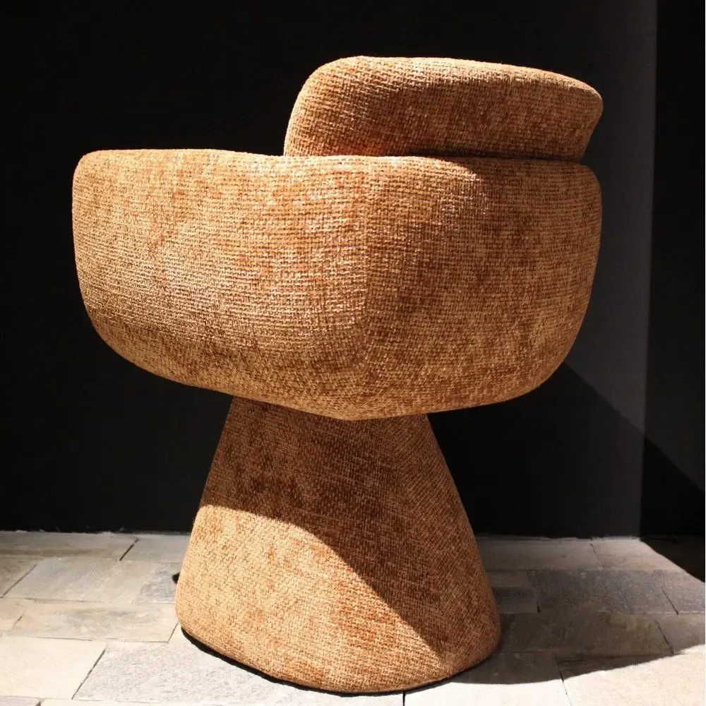 Armchairs - Fauteuil Pivotant Lexi Ambre - EMPREINTE DU TEMPS