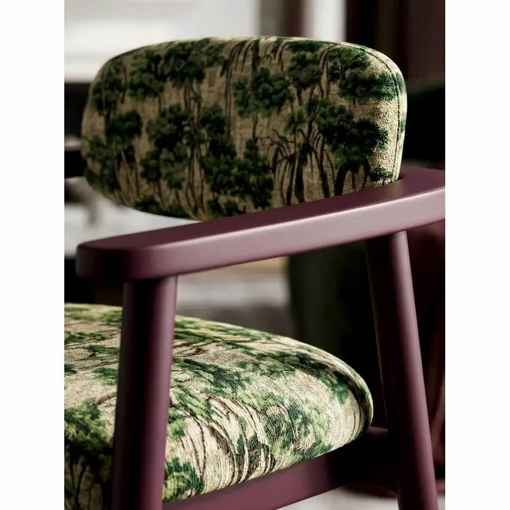 Chairs - Chaise FOREST rouge grenat - EMPREINTE DU TEMPS