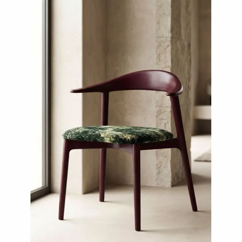 Chaises - Chaise TORTUGA rouge grenat - EMPREINTE DU TEMPS