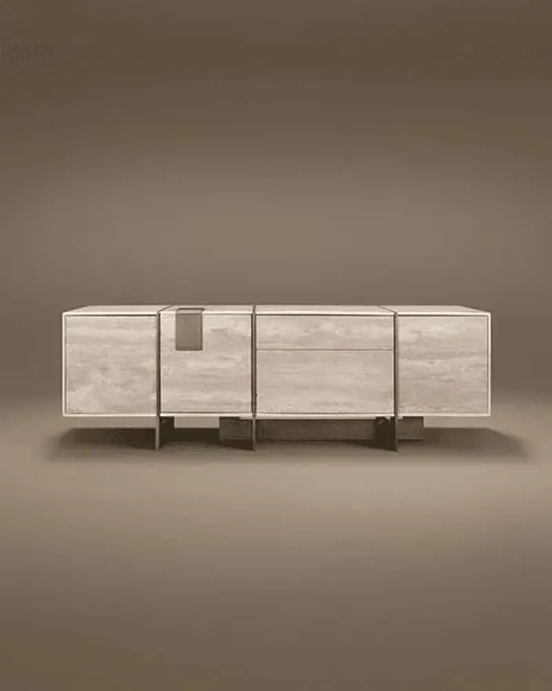 Buffets - Buffet Coloma fabriqué à la main au Portugal par Porus Studio - PORUS STUDIO
