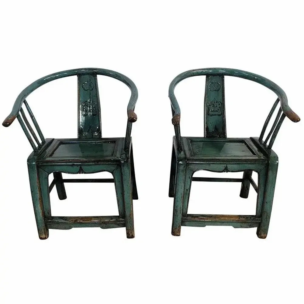 Chaises - Pair unique de chaisses ancien - PAGODA INTERNATIONAL