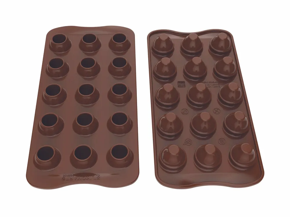 Kitchen utensils - SCG058 3D - SILICONE MOULD CHOCO EGG N.15 ø23 H 30MM - SILIKOMART S.R.L.
