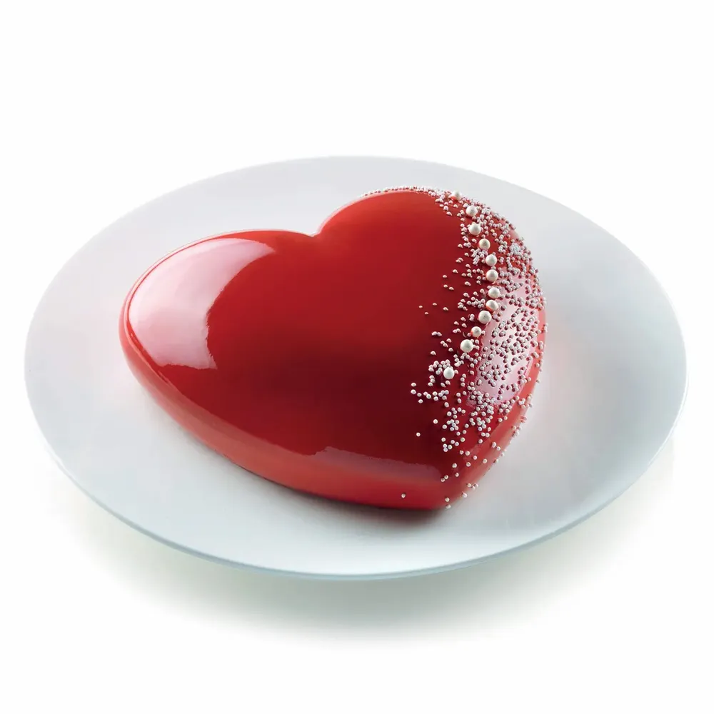 Kitchen utensils - BATTICUORE - SILICONE MOULD 205x198 H 63 MM - SILIKOMART S.R.L.
