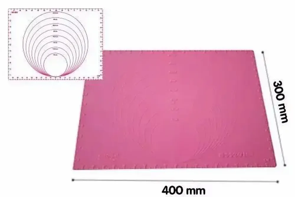Kitchen utensils - PRECISION MAT 400X300 - SILICONE MAT WITH DIAMETER AND MEASURES - SILIKOMART S.R.L.
