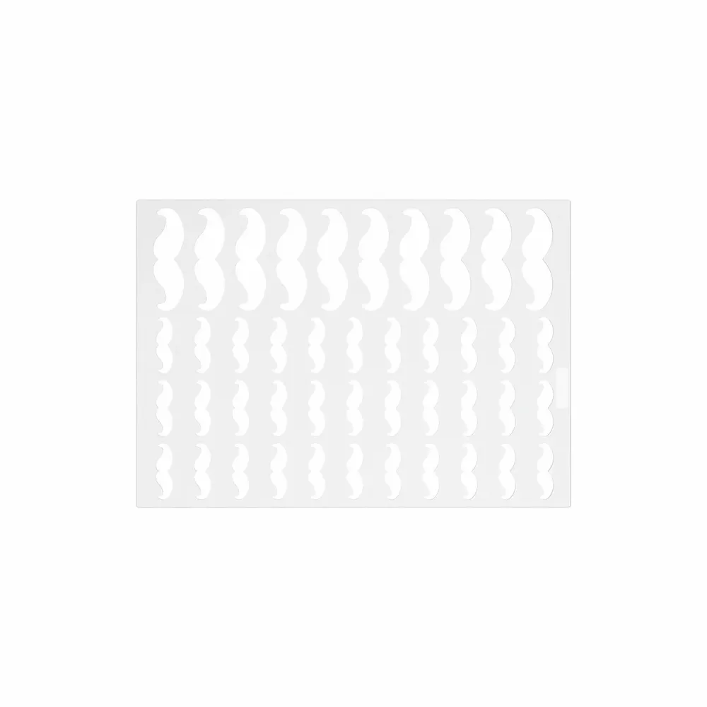 Kitchen utensils - CHABLON MUSTACHE - SET 2 SILICONE MOULDS CHABLON MUSTACHE 39X12 MM - 70X21 MM - SILIKOMART S.R.L.