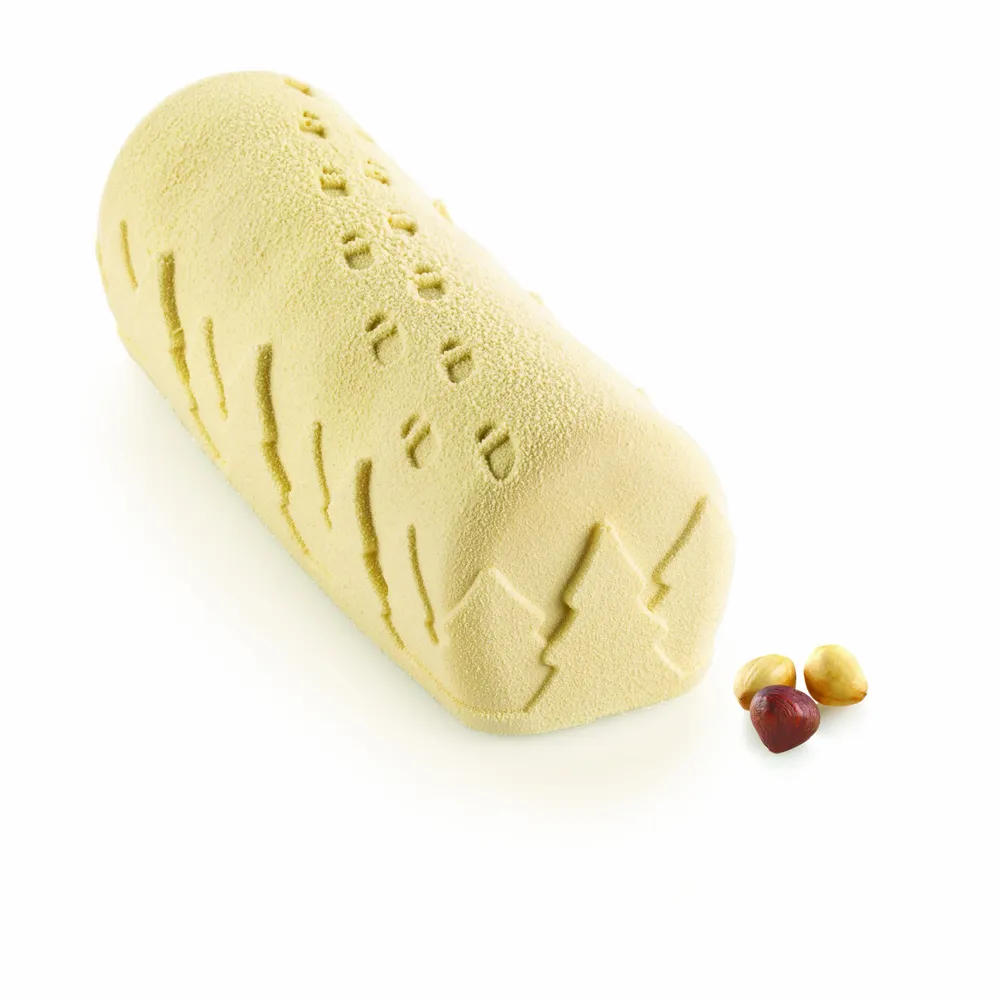Kitchen utensils - BUCHE SNOWY - SILICONE MOULD 248X88 H 80 MM - SILIKOMART S.R.L.