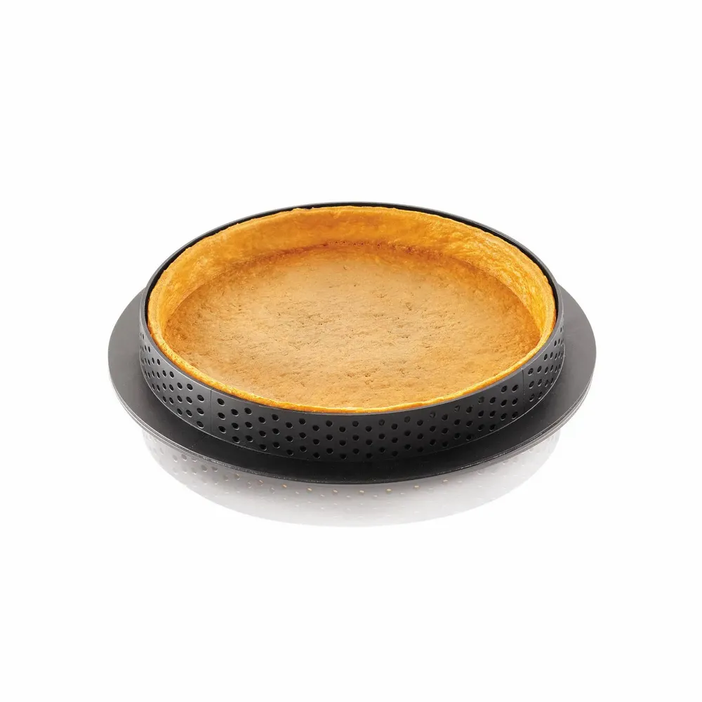Kitchen utensils - KIT TARTE RING ø150 MM - SET SILICONE MOULD ø122 MM + 2 RINGS - SILIKOMART S.R.L.