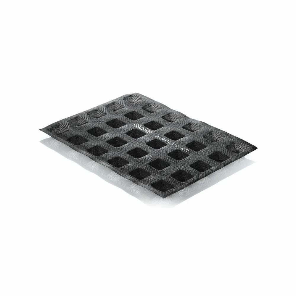 Kitchen utensils - AIR PLUS 20 - SET 2 PZ SILICONE MOULD N.30 SQUARE 35X35 H 16 MM - SILIKOMART S.R.L.