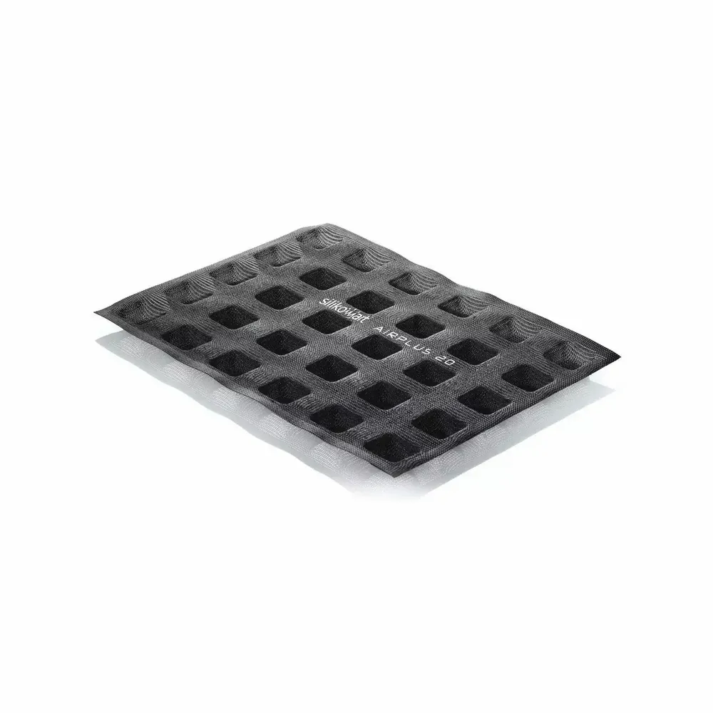 Kitchen utensils - AIR PLUS 20 SQUARE - SET 2 PCS SILICONE MOULDS N.30 35X35 H 16 MM - SILIKOMART S.R.L.