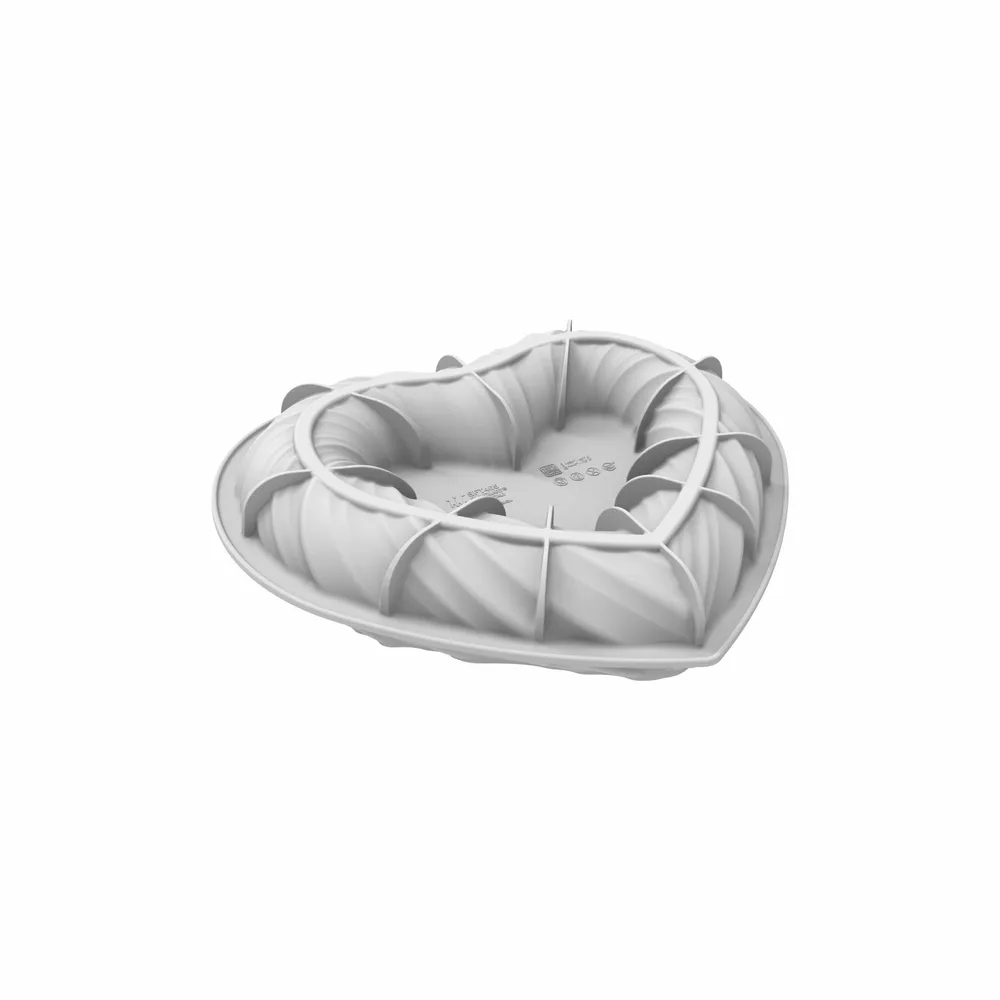 Kitchen utensils - HEARTBEAT - SILICONE MOULD 250X220 H 52 MM - SILIKOMART S.R.L.