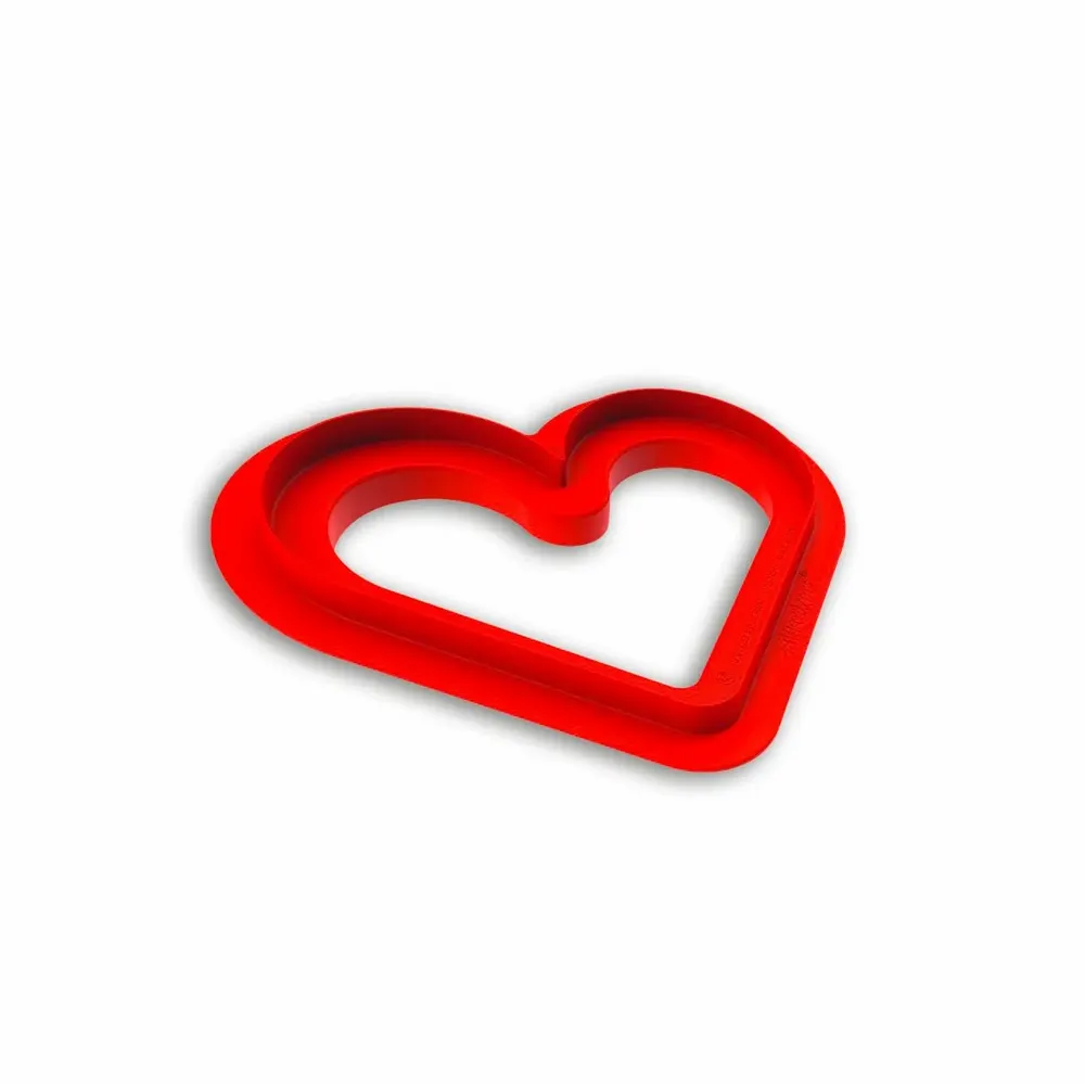 Kitchen utensils - LOVE STORY - 2 SILICONE MOULDS + CUTTER 173X210 H 18 MM - SILIKOMART S.R.L.