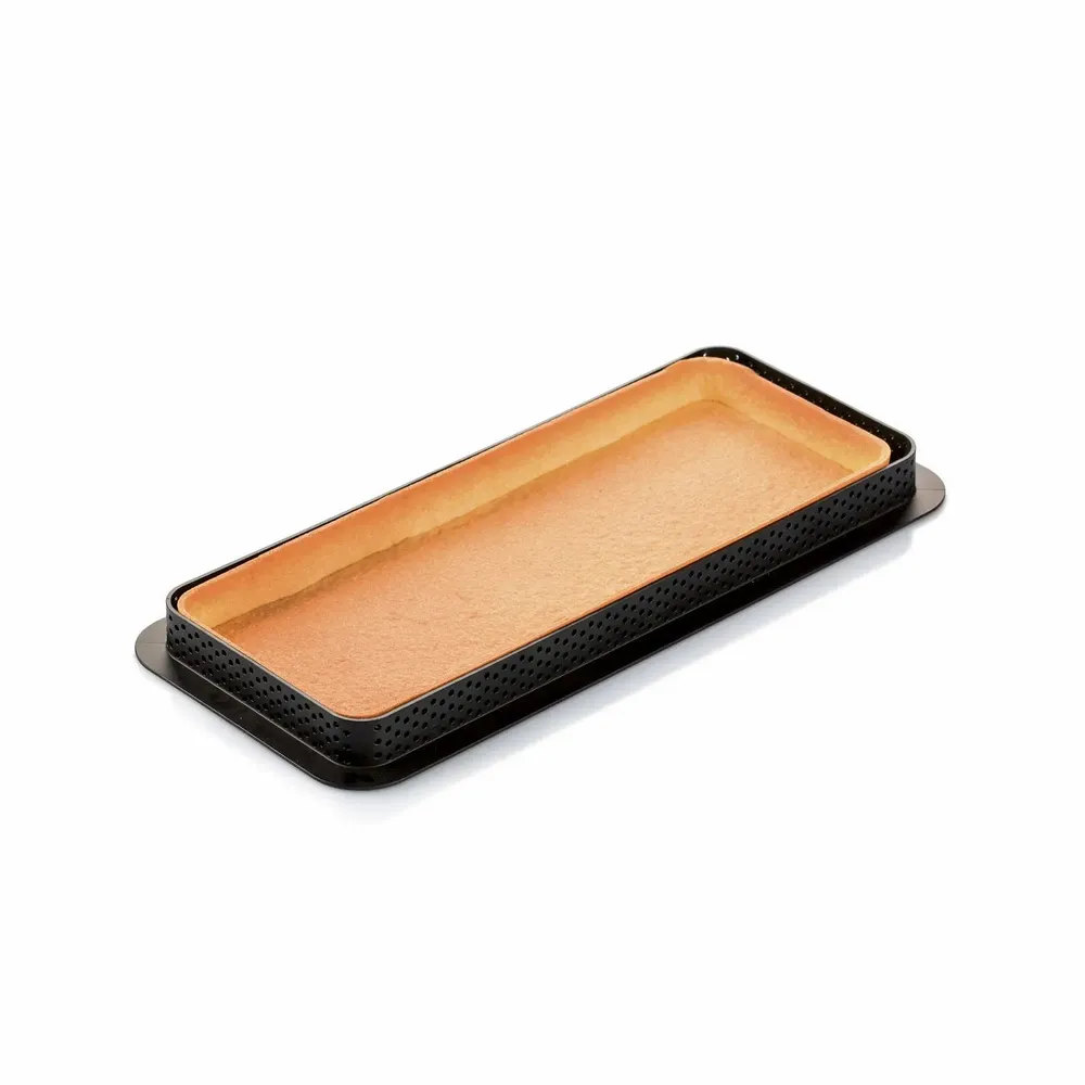 Kitchen utensils - KIT TARTE BAMBOO - SET RECTANGULAR RING + SILICONE MAT DECO - SILIKOMART S.R.L.
