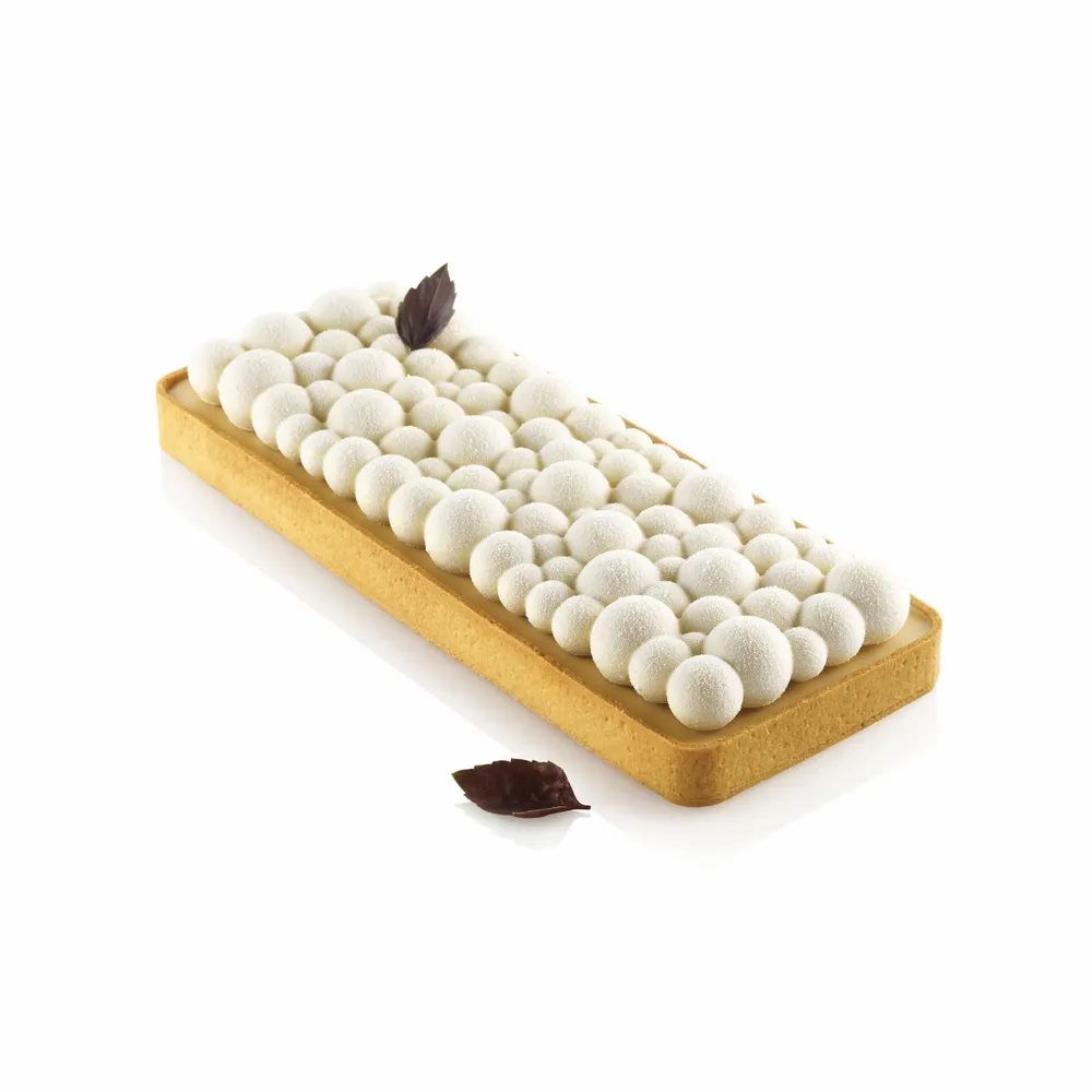 Kitchen utensils - KIT TARTE RING BUBBLE 265X105 MM - SET SILICONE MOULD 250X85 MM+ RING - SILIKOMART S.R.L.
