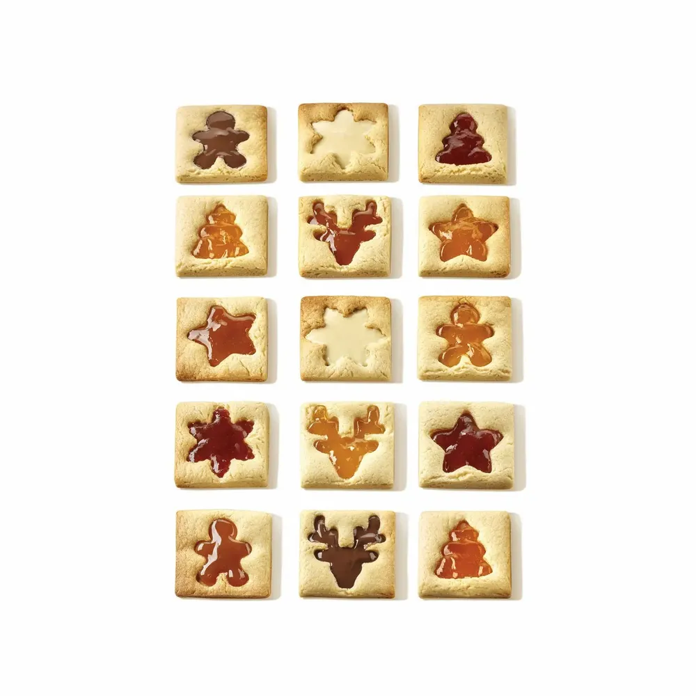 Kitchen utensils - KIT VOILÀ COOKIE - WINTER HOLIDAY - SET BAGS + BISCUIT MOULD 240X150 H 20 MM - SILIKOMART S.R.L.