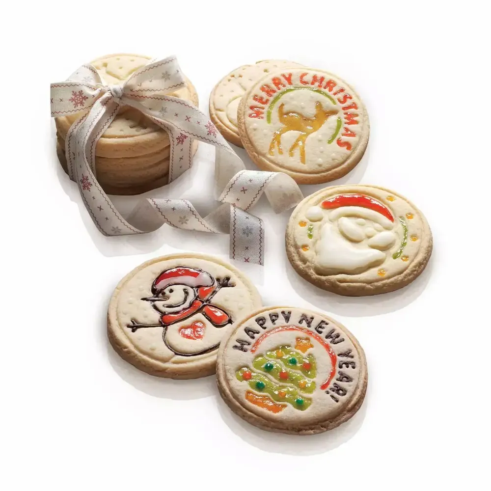 Kitchen utensils - WONDER STAMP - SET 4 SILICONE MOULD ø73 MM - SILIKOMART S.R.L.