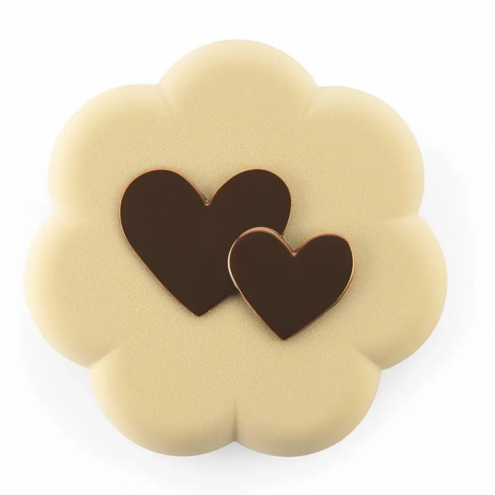 Kitchen utensils - HAPPY SPRING - SILICONE MOULD ø200 H 45 MM + 2 THERMOFORMED PLAQUES FOR DECORS - SILIKOMART S.R.L.