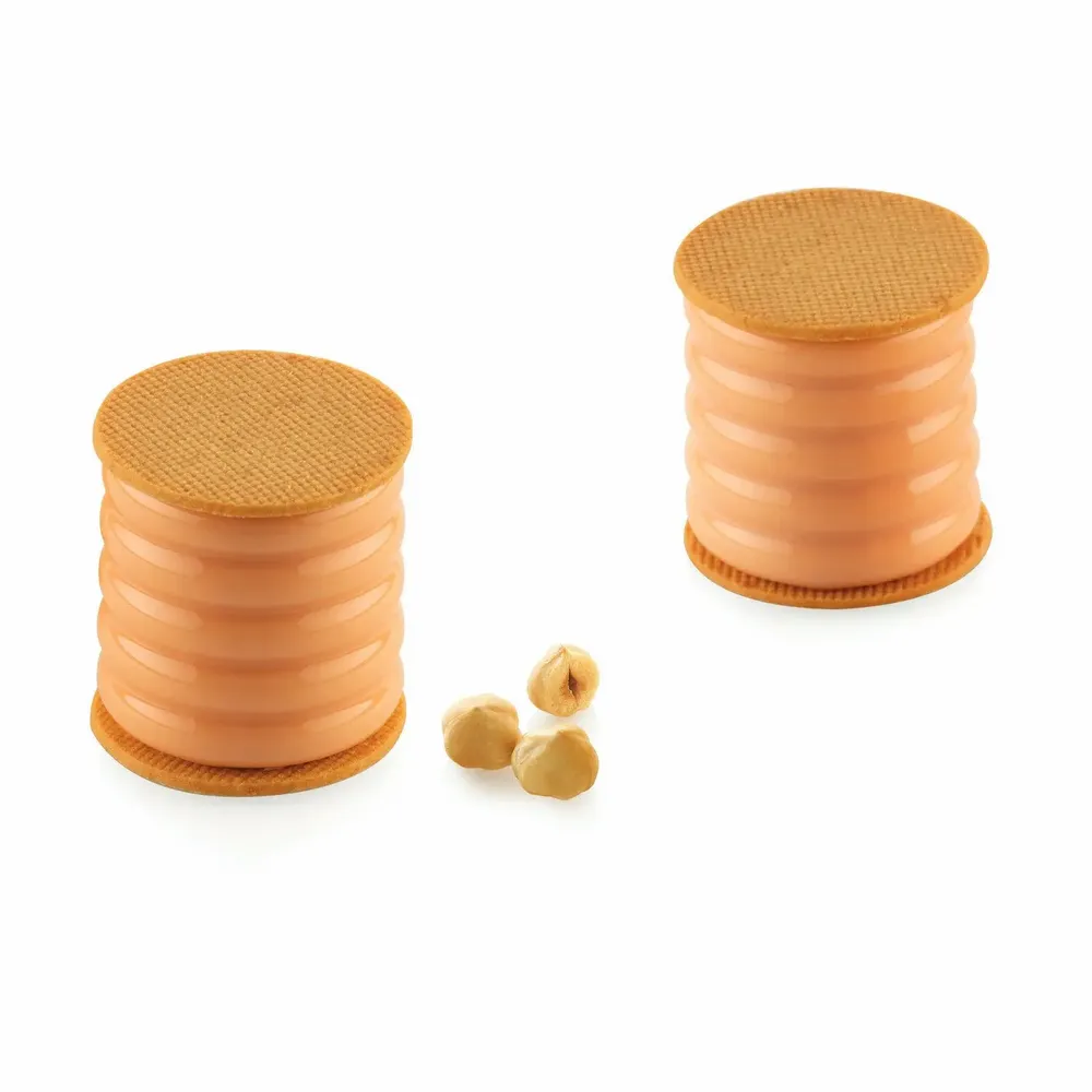 Kitchen utensils - SWEET LAYERS - SILICONE MOULD N.8 ø55 H 55 MM + CUTTER - SILIKOMART S.R.L.