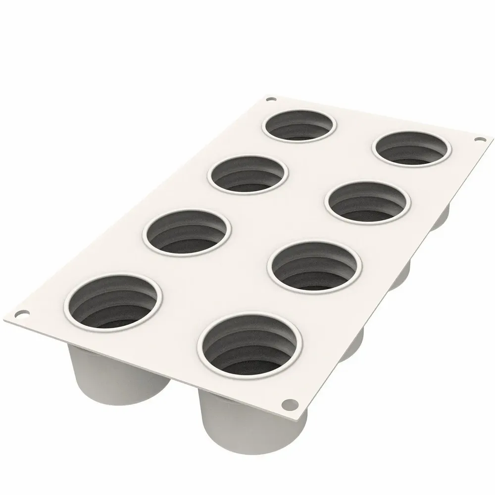 Kitchen utensils - SWEET LAYERS - SILICONE MOULD N.8 ø55 H 55 MM + CUTTER - SILIKOMART S.R.L.