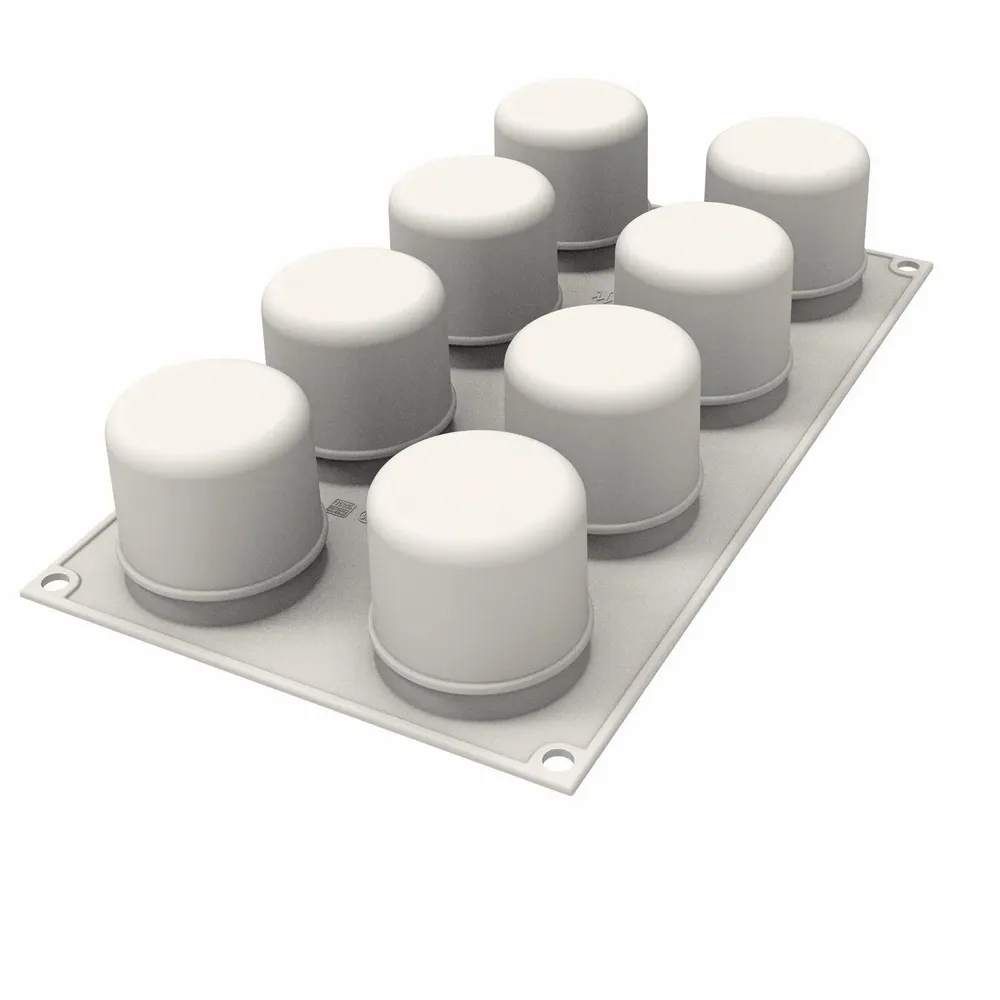 Kitchen utensils - SWEET LAYERS - SILICONE MOULD N.8 ø55 H 55 MM + CUTTER - SILIKOMART S.R.L.
