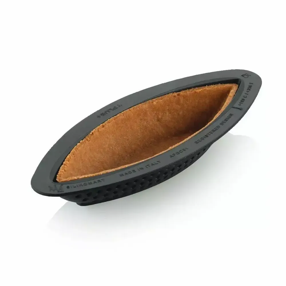 Kitchen utensils - 3D TARTE RING OVAL 120X40 H 20 MM - N.6 RING + CUTTER&SHAPE - SILIKOMART S.R.L.