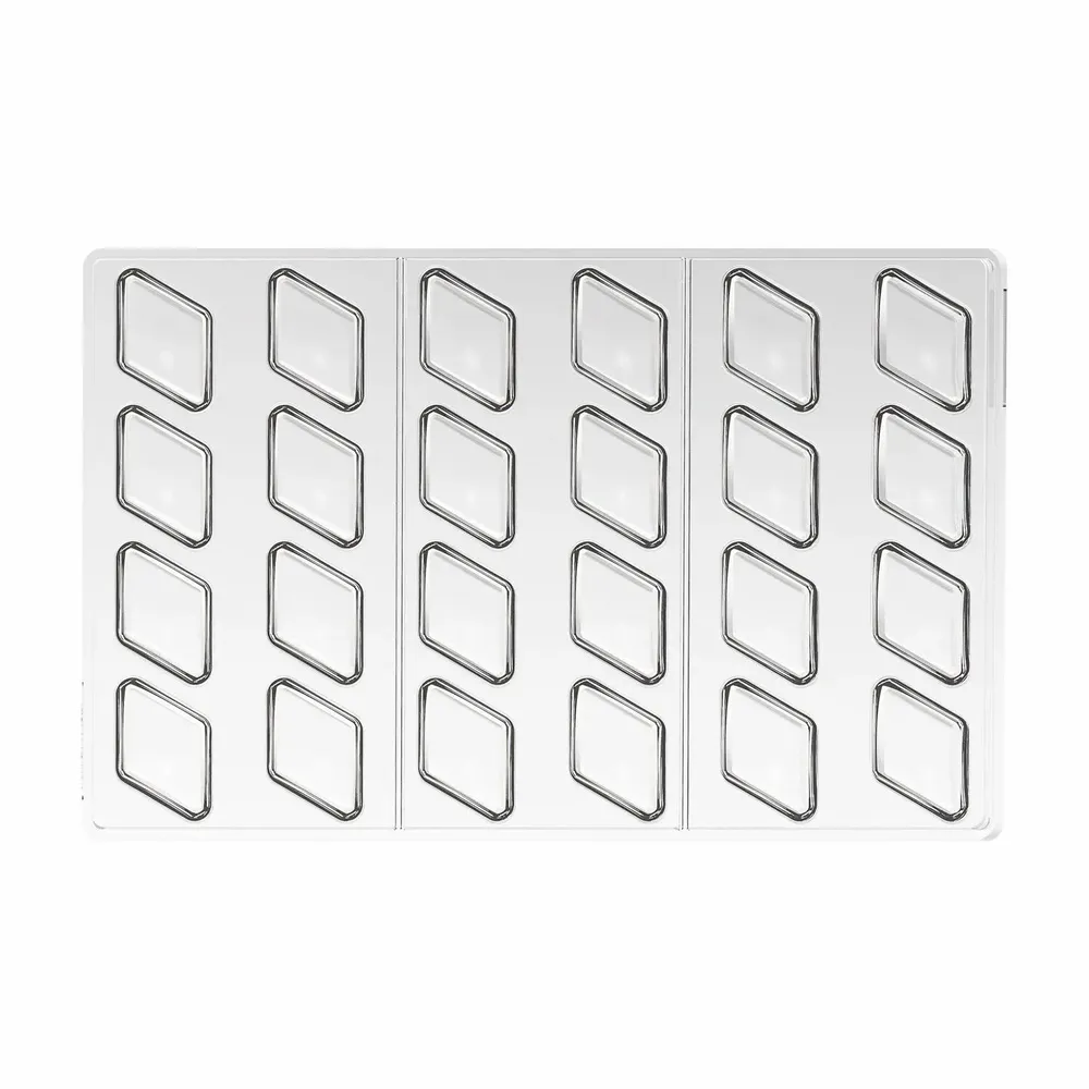 Kitchen utensils - CH031 - GEMMA P - TRITAN MOULD N.24 42X26 H 16 MM - SILIKOMART S.R.L.