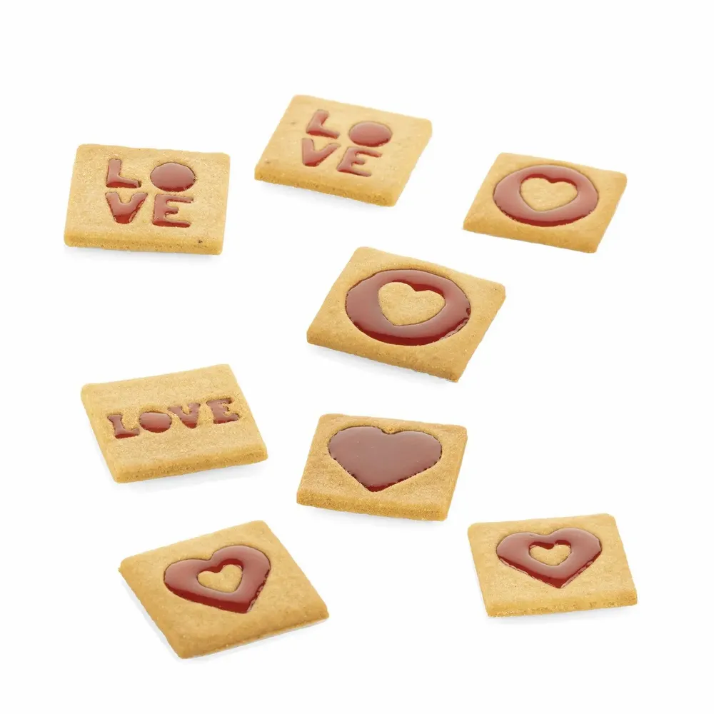 Kitchen utensils - VOILA COOKIE - LOVE - COOKIESHAPER 240X150 H 20 MM - SILIKOMART S.R.L.