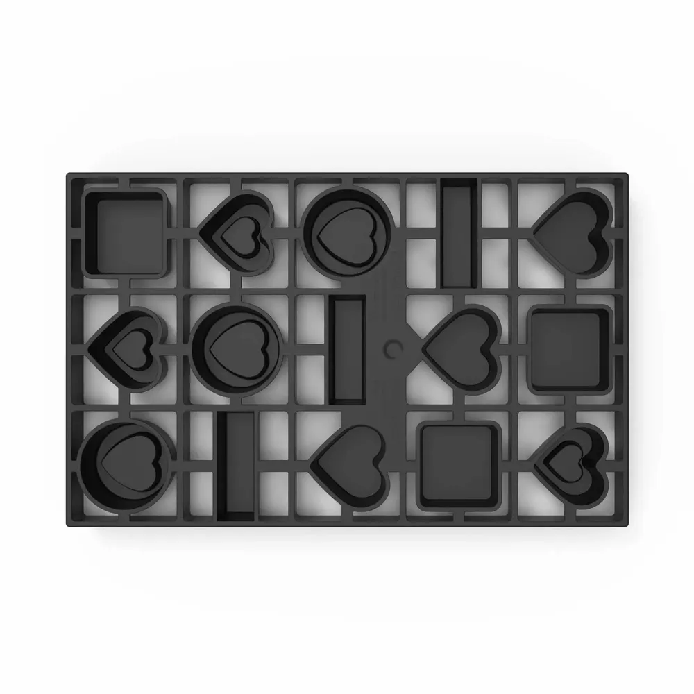 Kitchen utensils - VOILA COOKIE - LOVE - COOKIESHAPER 240X150 H 20 MM - SILIKOMART S.R.L.