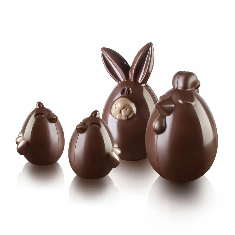 Kitchen utensils - PAUL CINO - SET 2 THERMOFORMED FOR CHOCOLATE 250X150 H 58 MM - SILIKOMART S.R.L.
