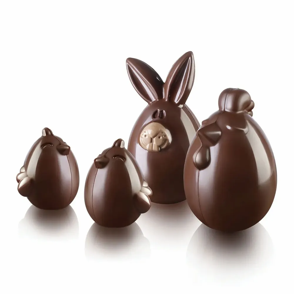 Kitchen utensils - LUCKY BUNNY - THERMOFORMED FOR CHOCOLATE 285X150 H58 MM - SILIKOMART S.R.L.