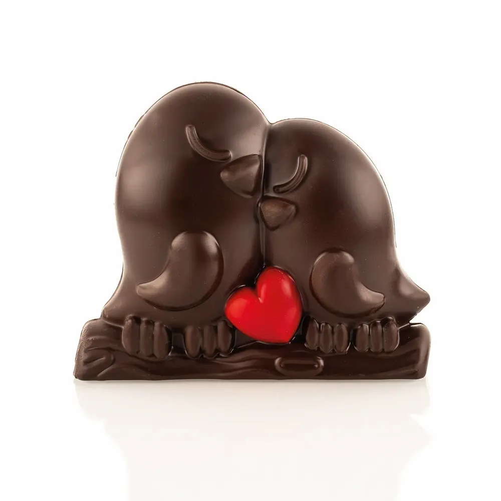 Kitchen utensils - LOVING BIRDS - KIT 2 THERMOFORMED MOULDS CHOCOLATE 145X32 H 118 MM - SILIKOMART S.R.L.