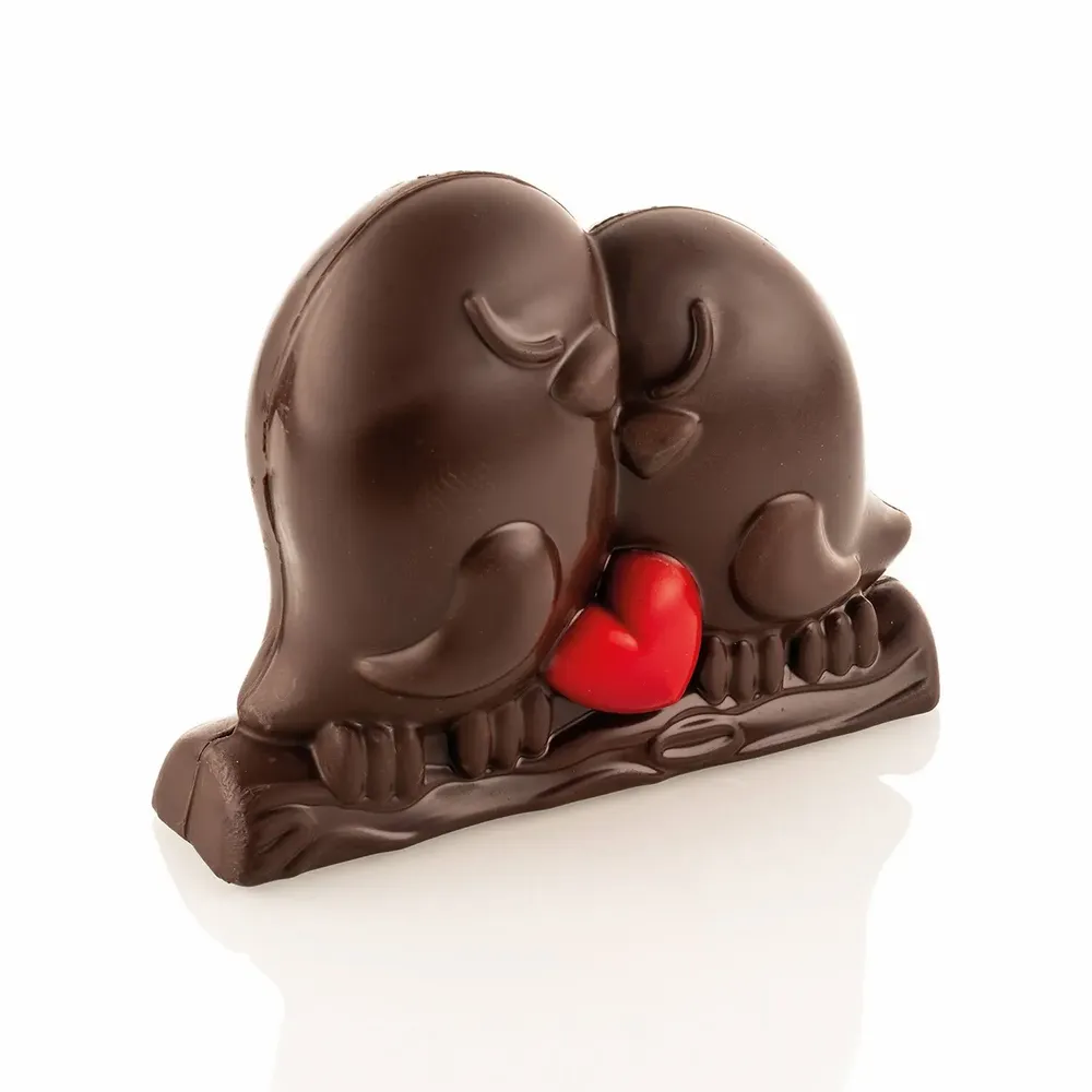 Kitchen utensils - LOVING BIRDS - KIT 2 THERMOFORMED MOULDS CHOCOLATE 145X32 H 118 MM - SILIKOMART S.R.L.