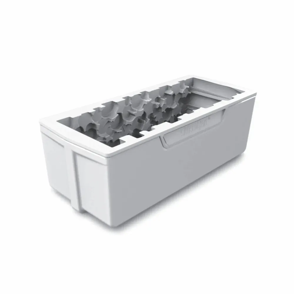 Kitchen utensils - KIT WOODY 1100 - SET 2 SILICONE MOULD 240X100 H82 MM + PLASTIC SUPPORT - SILIKOMART S.R.L.