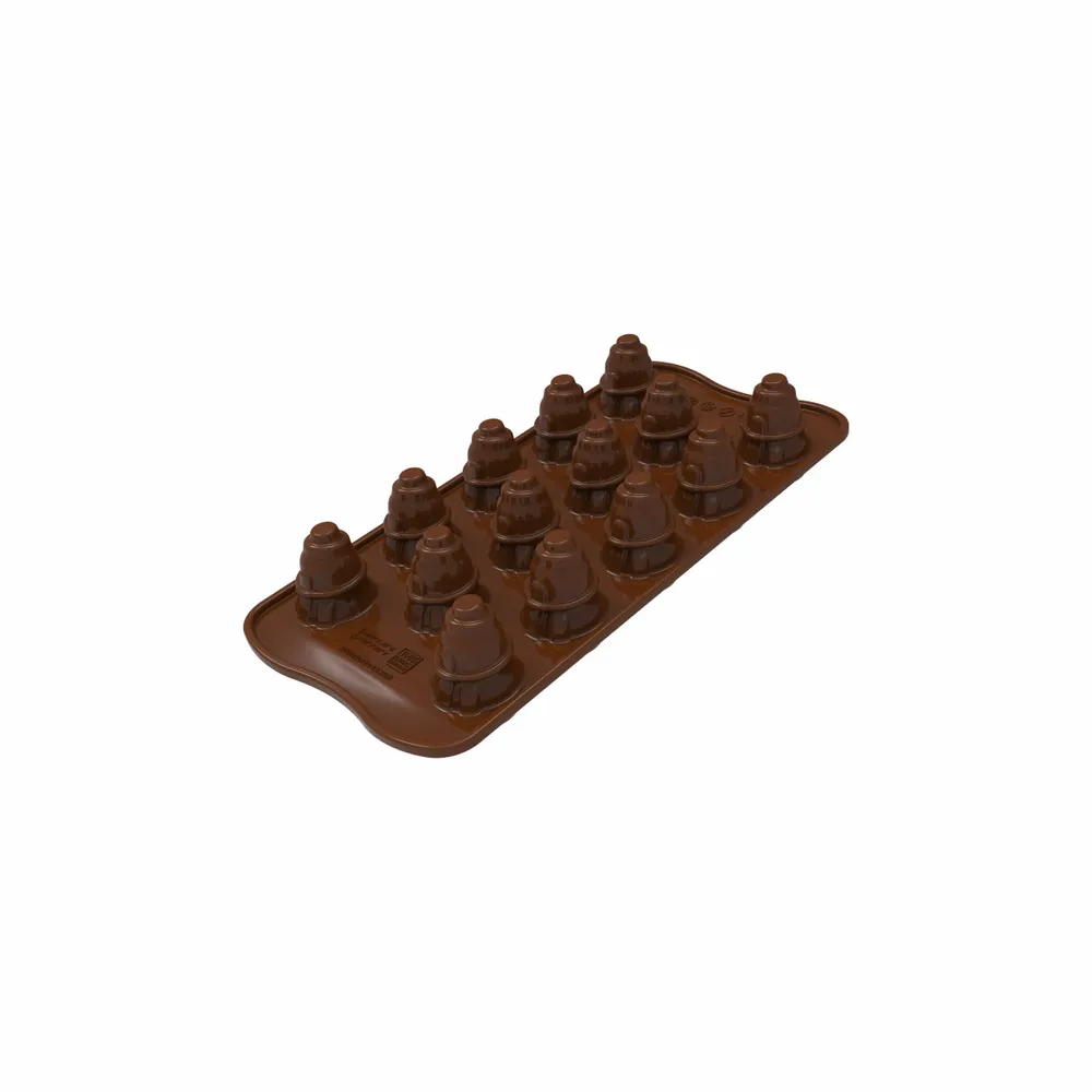 Ustensiles de cuisine - SCG062 SNOWMAN - MOULE EN SILICONE N.14 ø26 H 35 MM - SILIKOMART S.R.L.