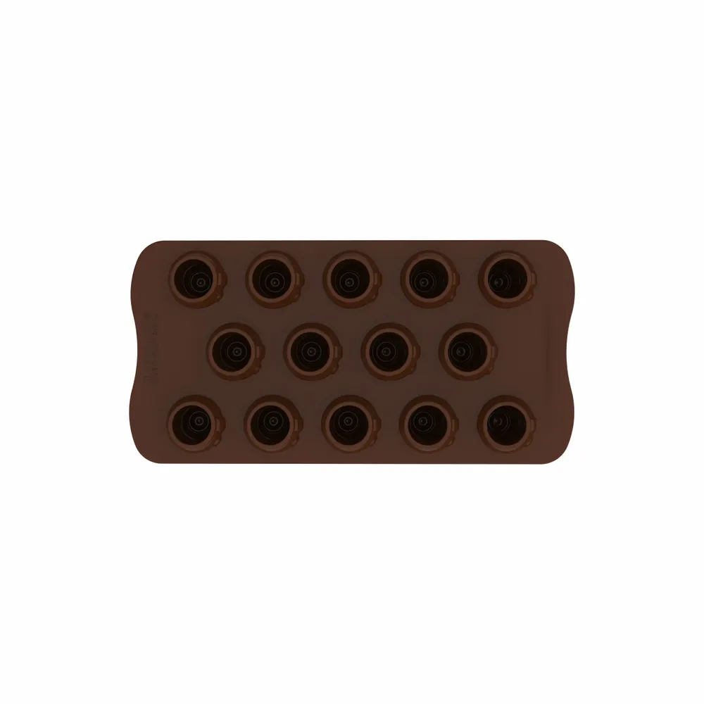 Ustensiles de cuisine - SCG062 SNOWMAN - MOULE EN SILICONE N.14 ø26 H 35 MM - SILIKOMART S.R.L.