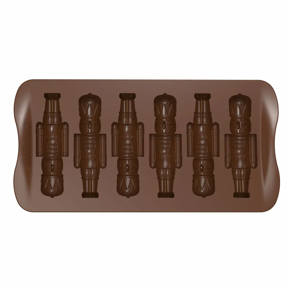 Ustensiles de cuisine - SCG065 CHOCO SCHIACCIANOCI - MOULE EN SILICONE N.6 26X84 H 14 MM - SILIKOMART S.R.L.