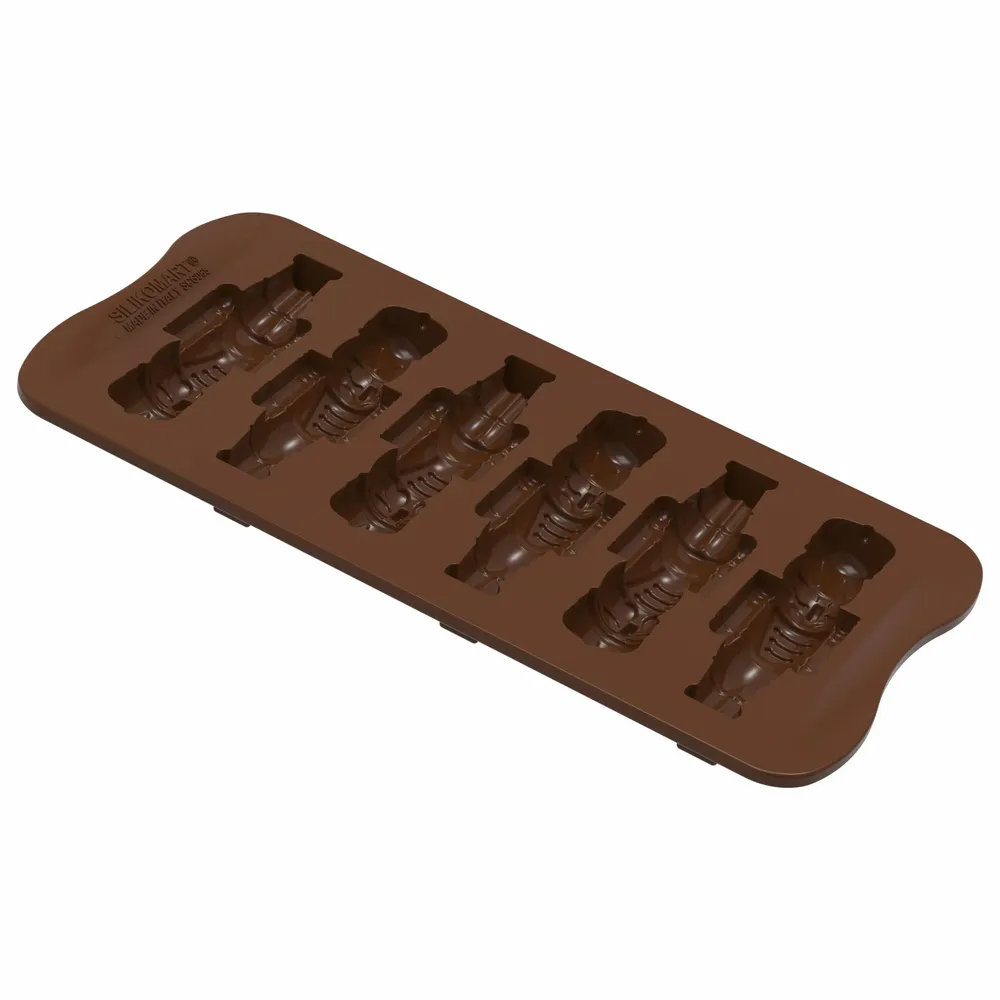 Ustensiles de cuisine - SCG065 CHOCO SCHIACCIANOCI - MOULE EN SILICONE N.6 26X84 H 14 MM - SILIKOMART S.R.L.