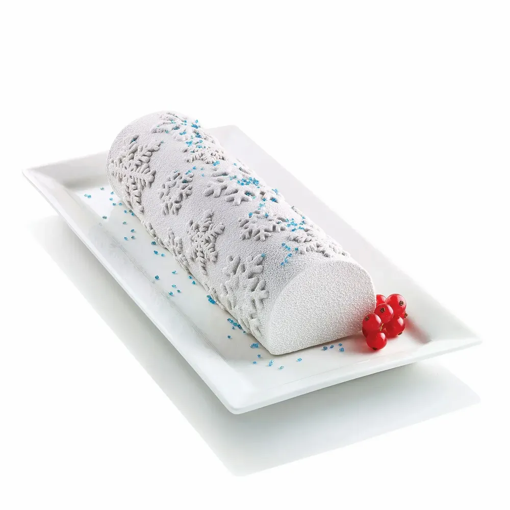Kitchen utensils - FROZEN BUCHE MAT - SILICONE BAKING SHEET 250X185 H 6 MM - SILIKOMART S.R.L.