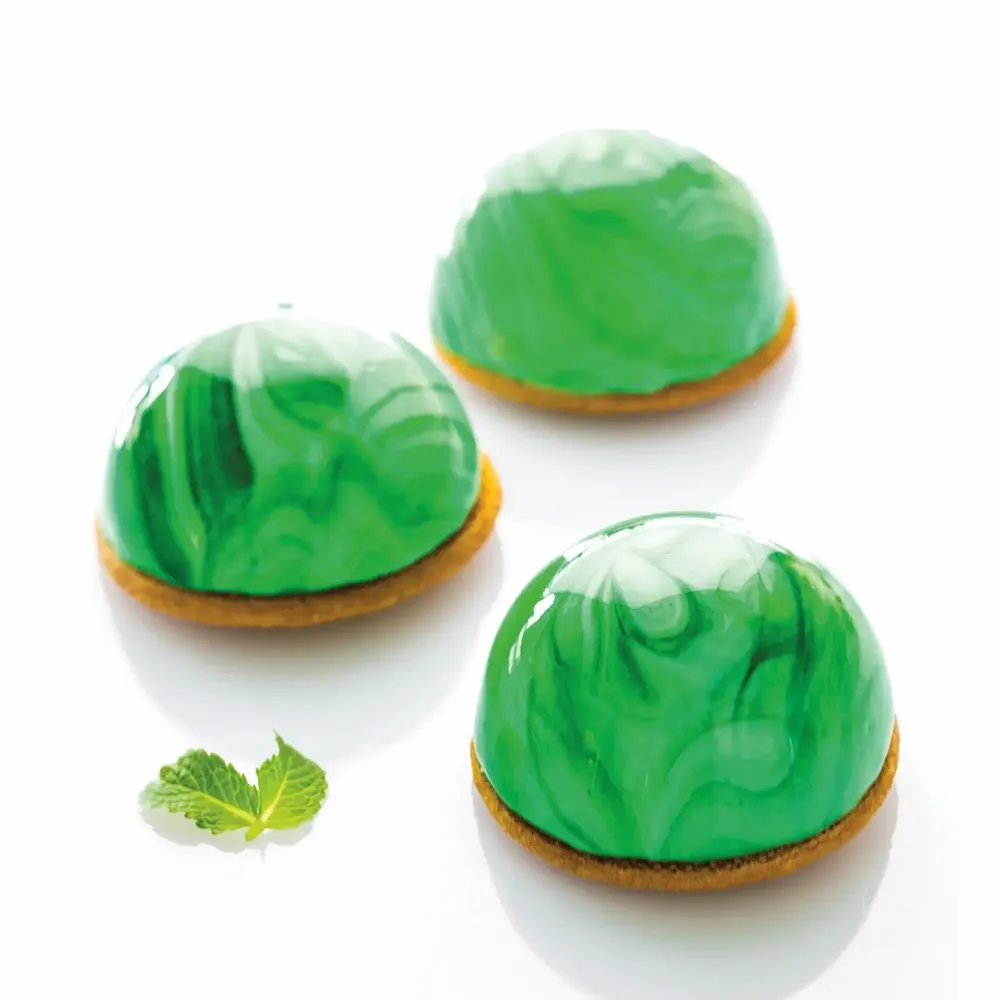 Ustensiles de cuisine - SF001 SEMISFERA - MOULE EN SILICONE ø80 H 40 MM - SILIKOMART S.R.L.