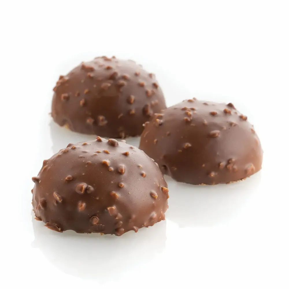 Ustensiles de cuisine - SF 002 HALF SPHERES - MOULE EN SILICONE ø70 H 35 MM - SILIKOMART S.R.L.