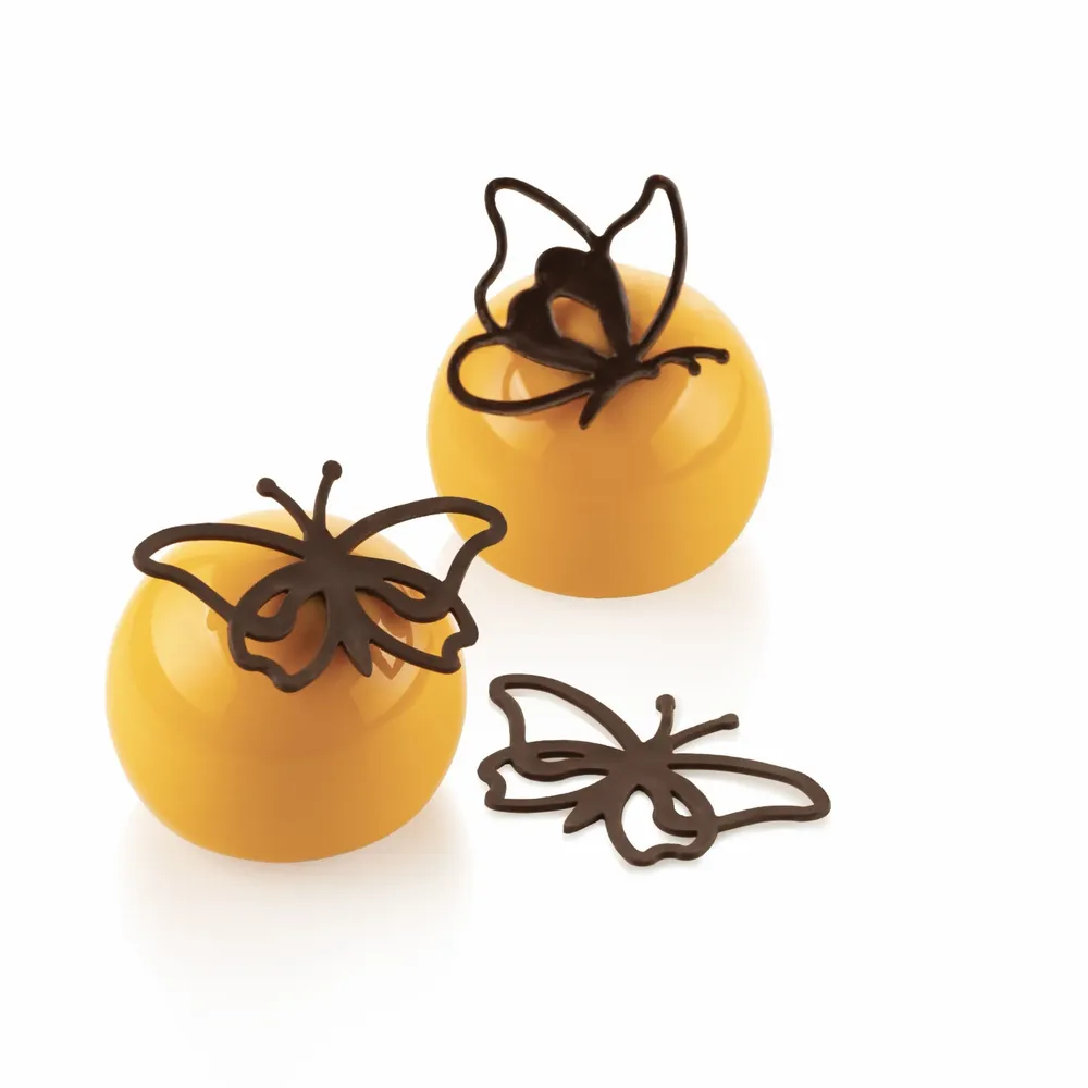 Kitchen utensils - GRACE - SILICONE MAT BUTTERFLIES 400X80 H 2 MM - SILIKOMART S.R.L.
