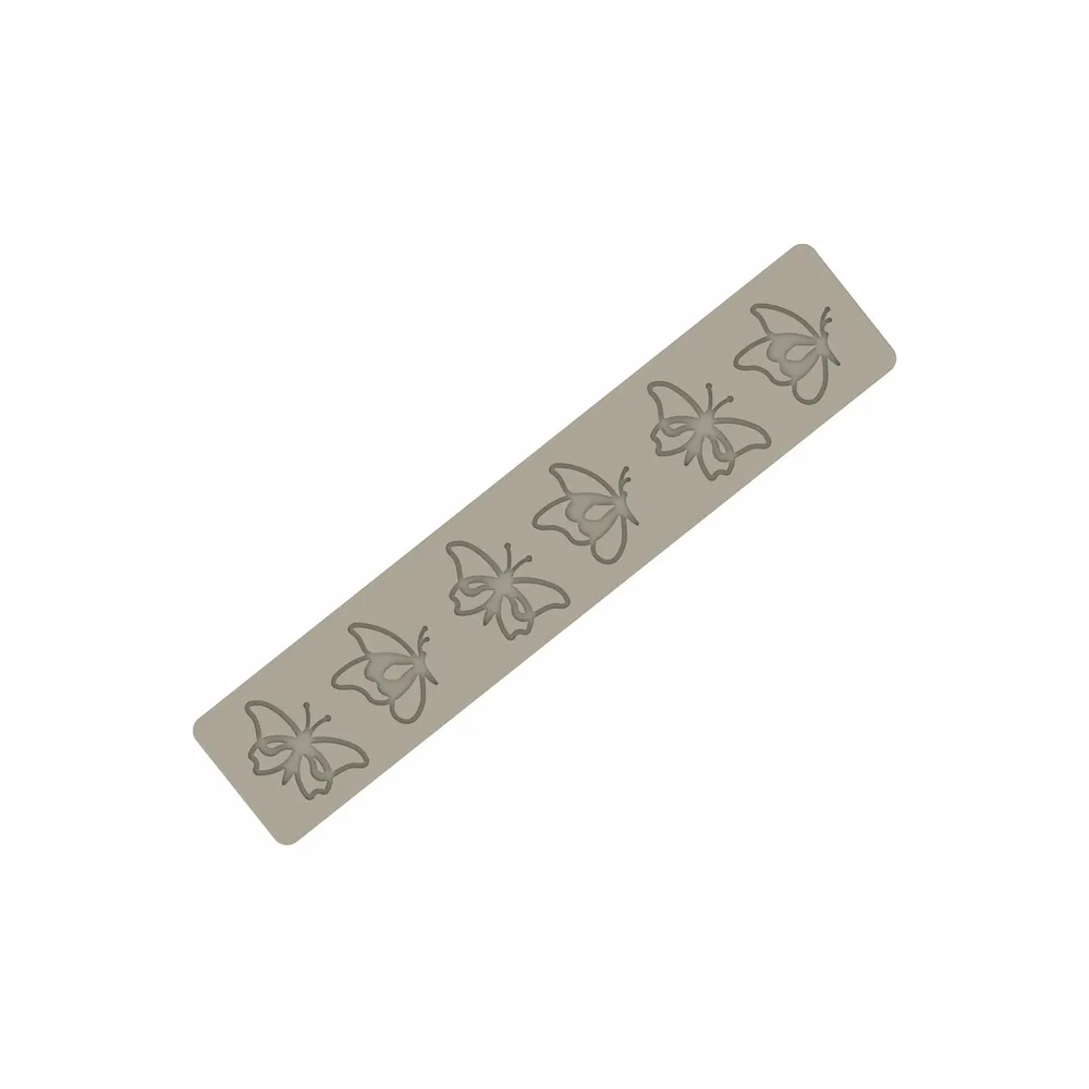 Kitchen utensils - GRACE - SILICONE MAT BUTTERFLIES 400X80 H 2 MM - SILIKOMART S.R.L.