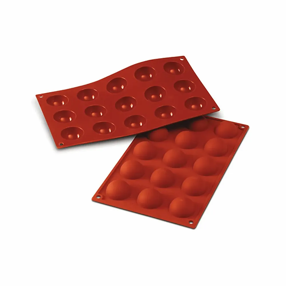 Ustensiles de cuisine - SF 005 HALF-SPHERES - MOULE EN SILICONE ø40 H 20 MM - SILIKOMART S.R.L.
