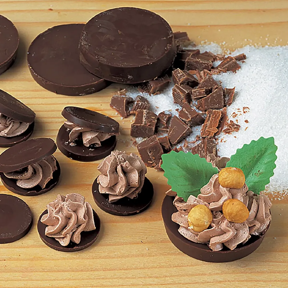 Ustensiles de cuisine - SF 029 FLORENTINS - MOULE EN SILICONE ø60 H 12 MM - SILIKOMART S.R.L.